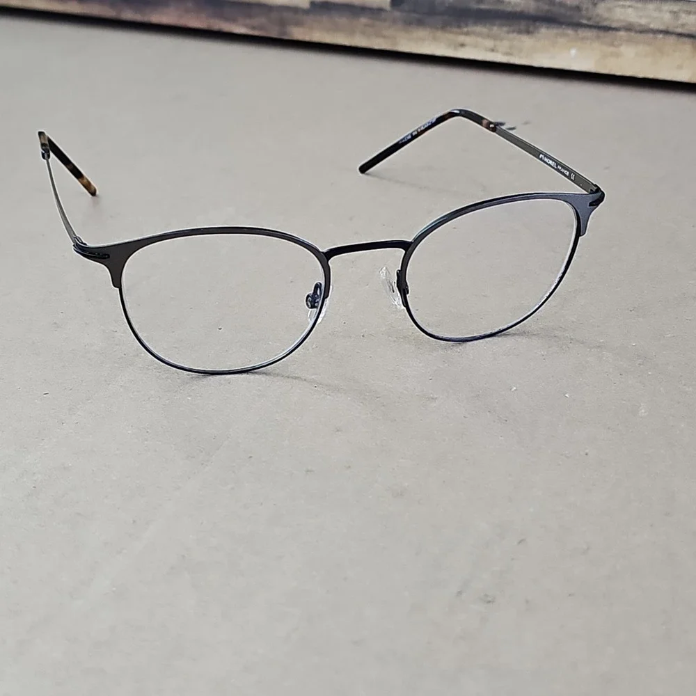 Morel France Eyeglasses Frames Only, 30168L, 50-20-145, Round Brown